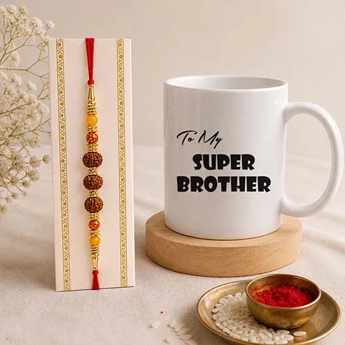 Traditional Rakhi Combo for Super Brother-Giftii