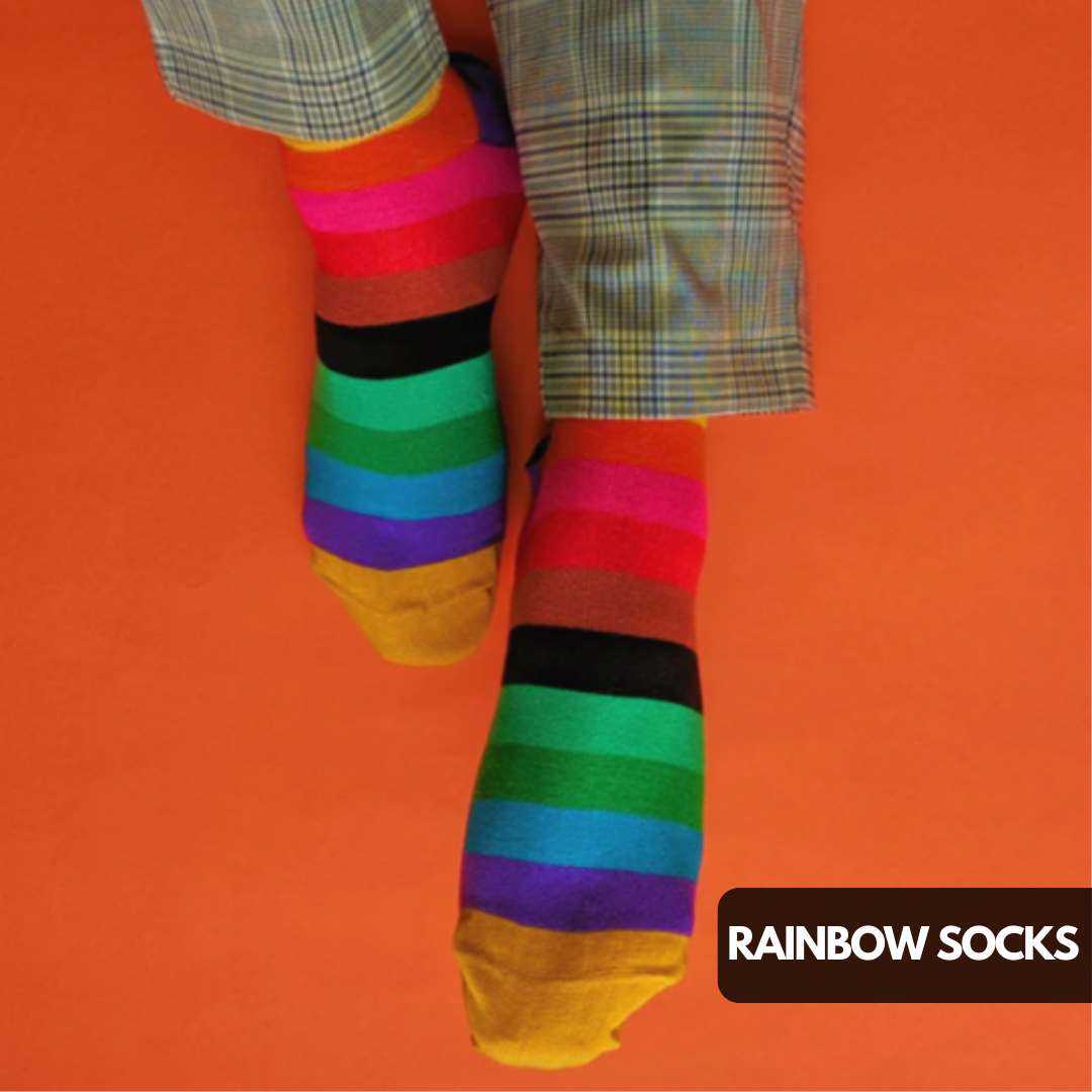Rainbow socks