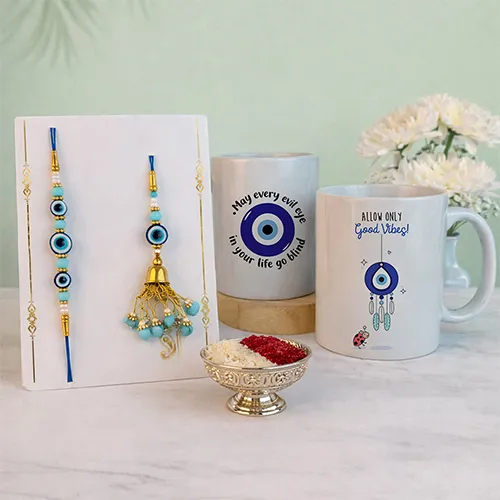 Positive Energy Rakhi Combo Raksha Bandhan-Giftii