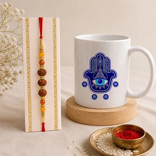 Nazar Suraksha Rakhi Combo For Brother-Giftii