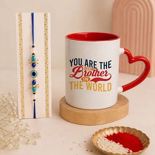 Brother Appreciation Rakhi Mug Set-Giftii