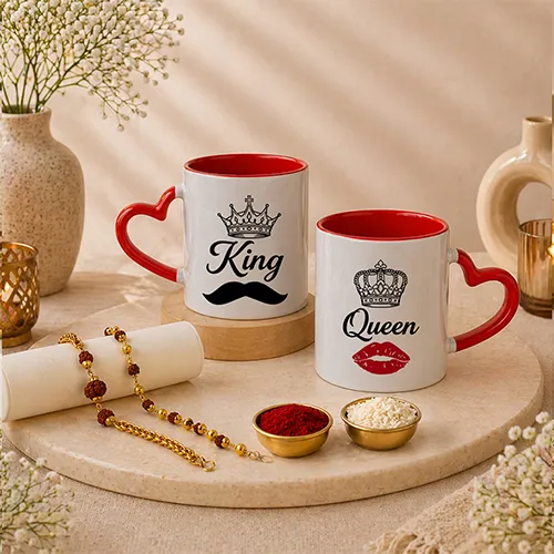 The Royal Pair Raksha Bandhan Set-Giftii