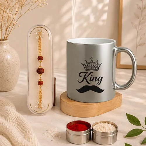 Elegant King Brother Raksha Bandhan Gift Set-Giftii