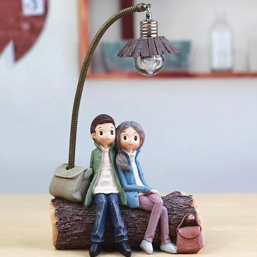 Cute Couple Sitting Together: Perfect Gift for Couple-Giftii