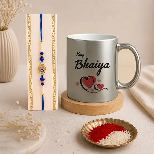 Evil Eye Protection Bhaiya Mug Combo-Giftii