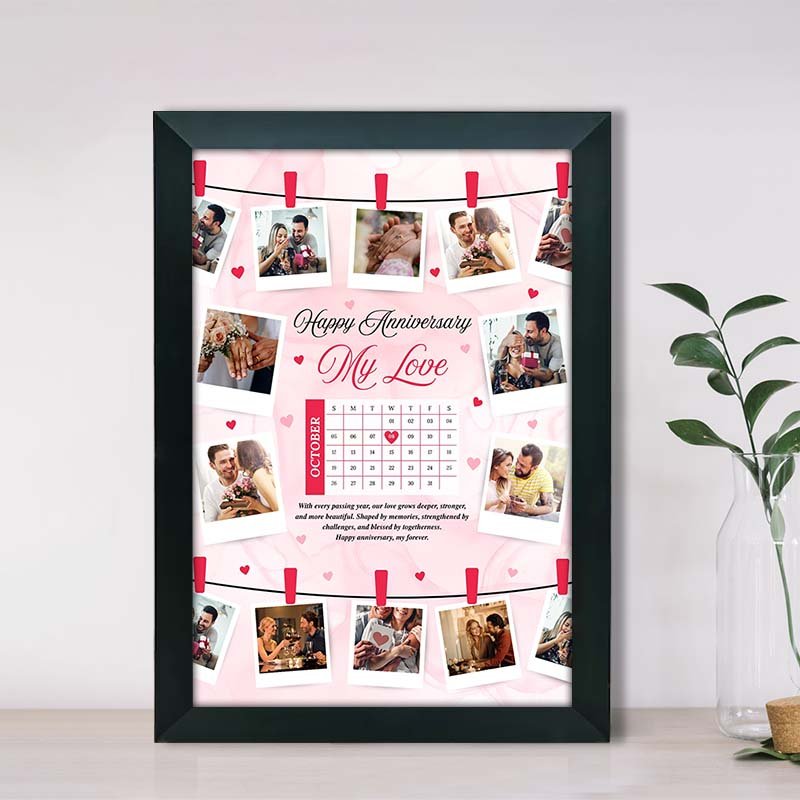 Anniversary Special Couple Photo Frame-Giftii
