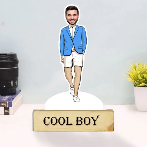 Cool Boy Personalized Caricature-Giftii