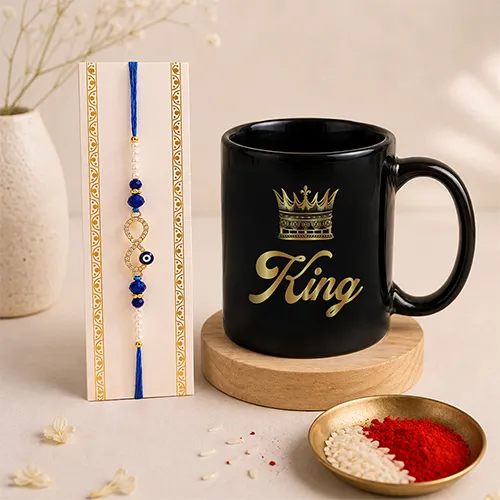 Evil Eye King Rakhi For Brother-Giftii