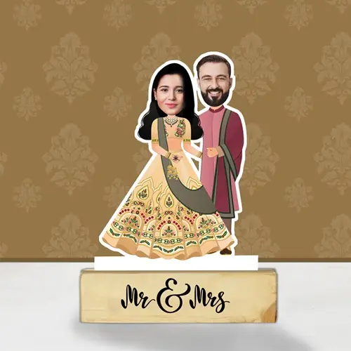 Mr & Mrs Personalized caricature-Giftii