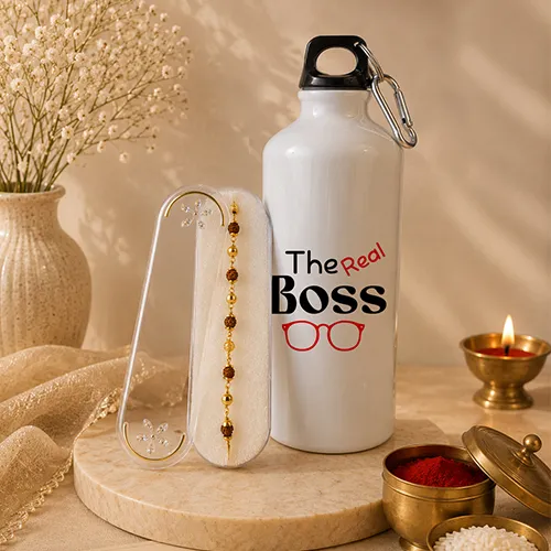 premium-bracelet-rakhi-with-the-real-boss-sipper-bottle-for-brother