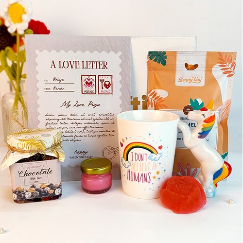 Love Letter Valentine Surprise Gift Box for For Her-Giftii