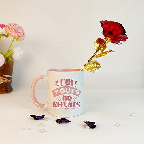 I’m Yours No Refunds Romantic Mug Gift for Couples-Giftii
