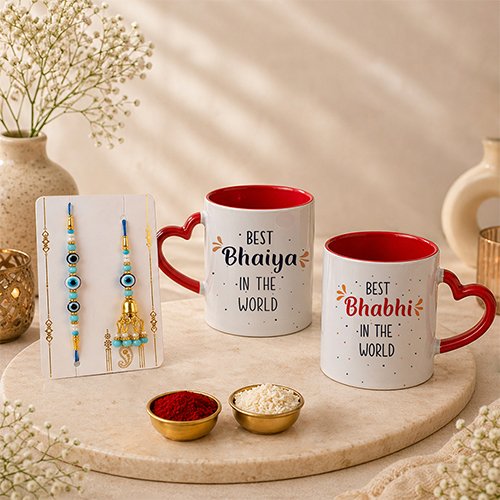 Rakhi Flex Mug Gift Set-Giftii