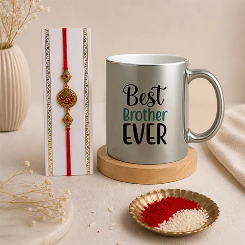 Eternal Bhai Love Rakhi Mug Set-Giftii