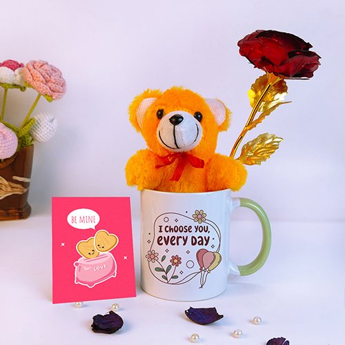 Romantic Cute Valentine gift combo-Giftii