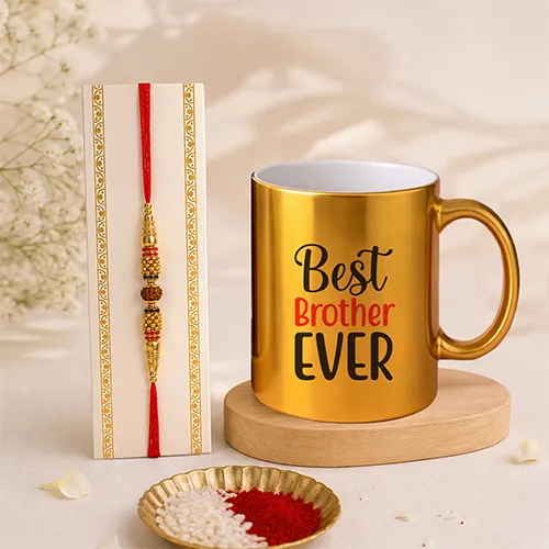Traditional Luxury Rakhi For Brother-Giftii