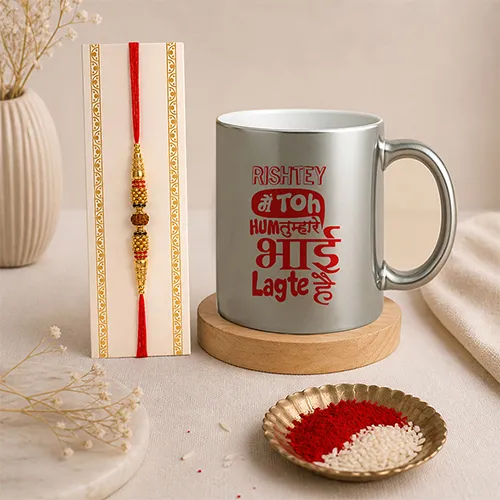 Desi Gen Z Brother Rakhi Mug Combo-Giftii
