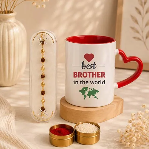 Best Brother in the World Rakhi Gift-Giftii