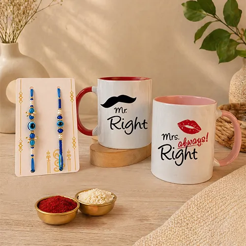Trendy Rakhi Gift Set for Bhaiya Bhabhi-Giftii
