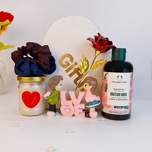 Love Story Premium Couple Gift Box-Giftii