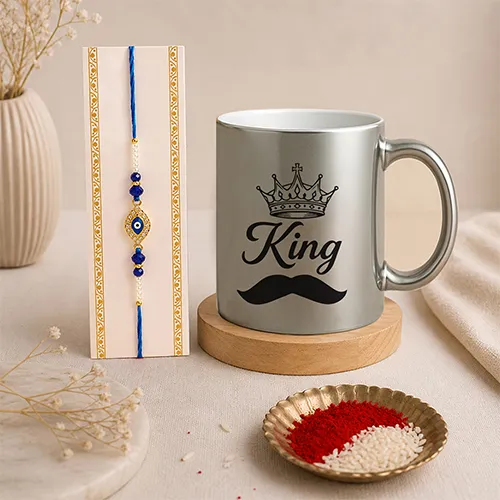 Bro King Nazar Protection Rakhi Set-Giftii