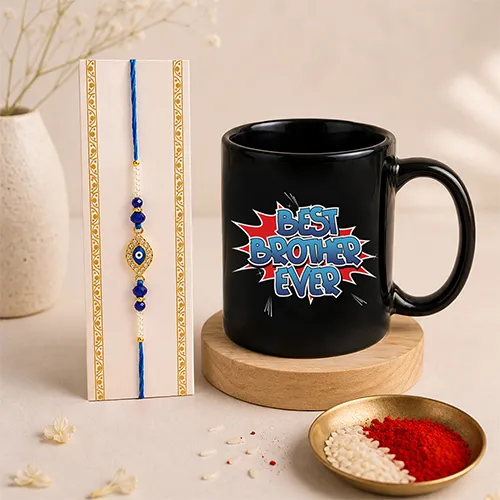 Best Brother Ever Rakhi Combo For Brother-Giftii