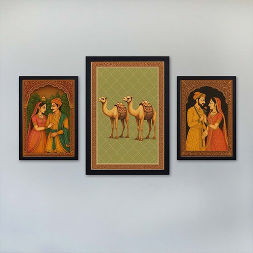 Rajastani Art– Folk Love & Desert Grace-Giftii