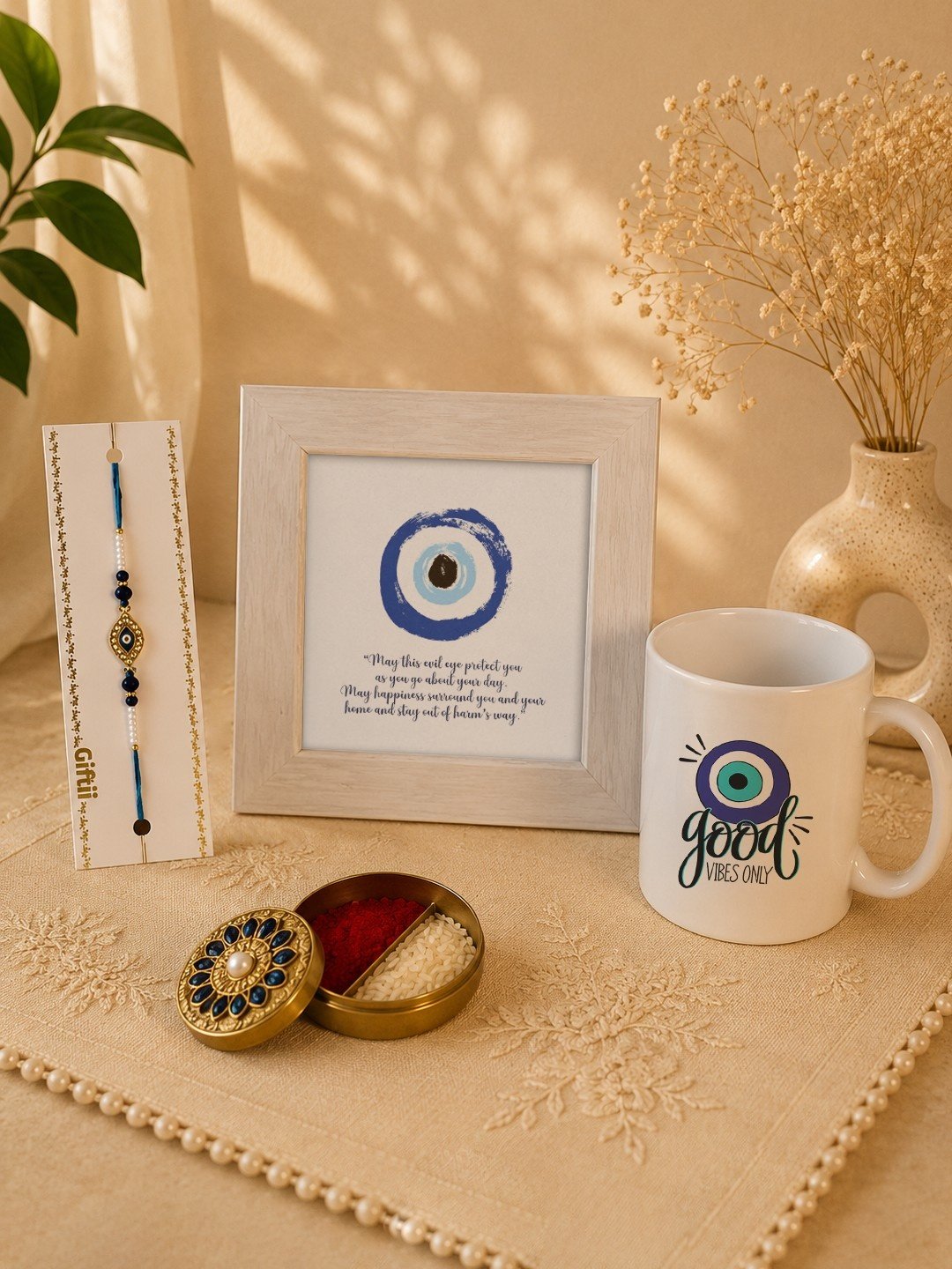 Good Vibes Only Raksha Bandhan Gift Set for Brother-Giftii