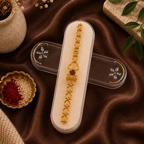 Luxury Designer Bracelet Rakhi for Brother-Giftii