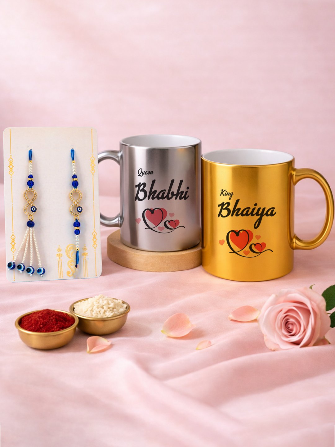 Royal Bhaiya Bhabhi Rakhi Gift combo-Giftii