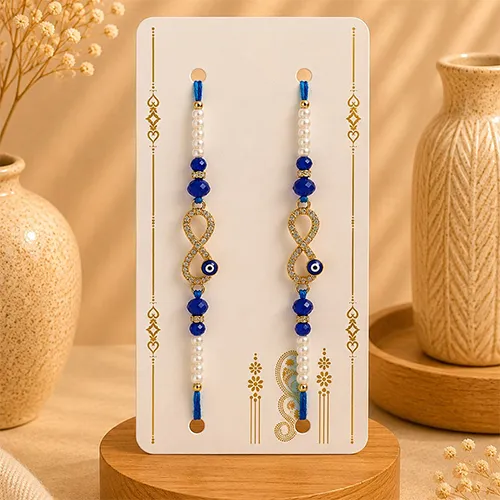Stylish Infinity Protection Rakhi Set-Giftii