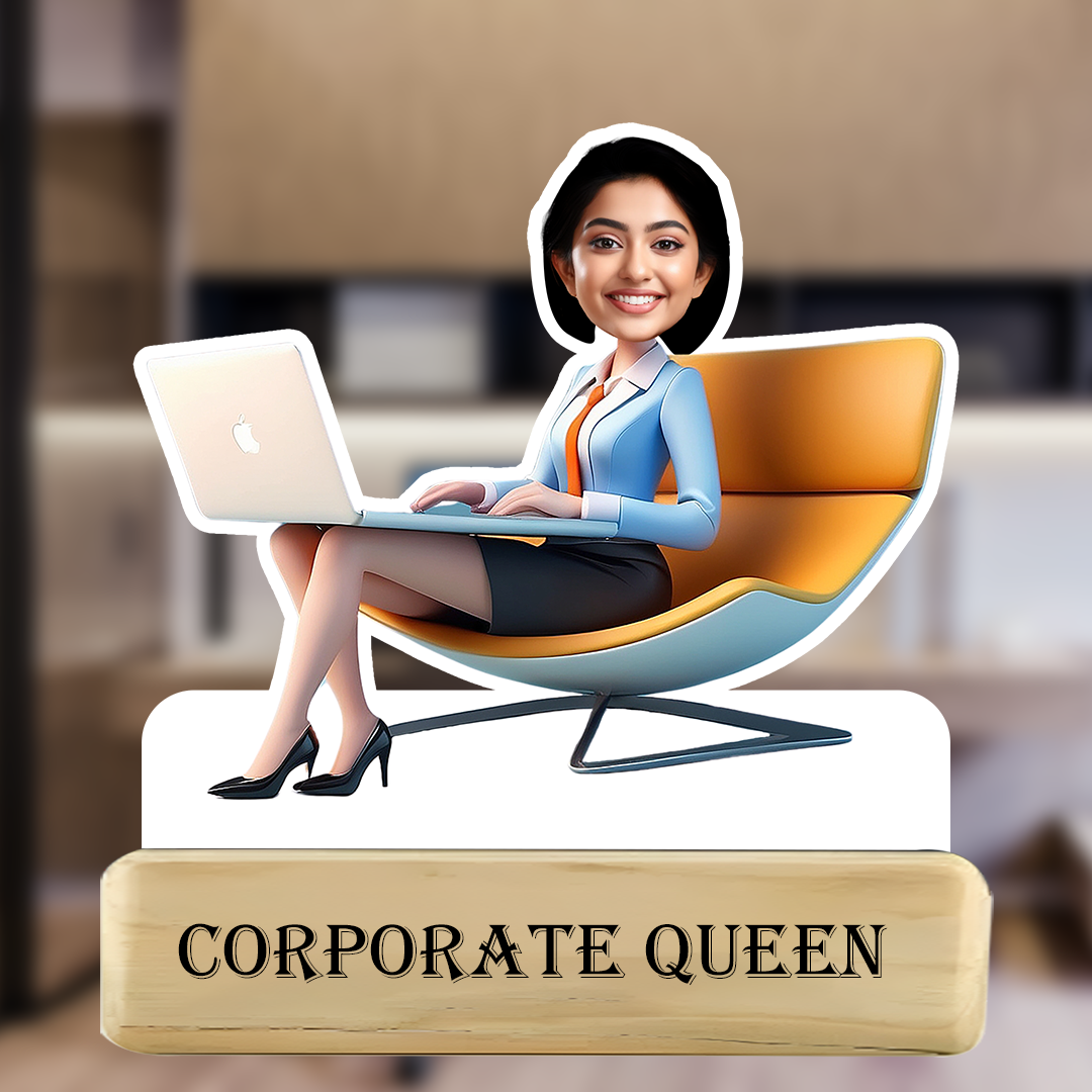 Corporate Queen Caricature