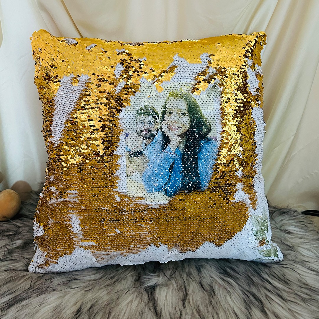 Custom Photo Magic Sequin Pillow Case